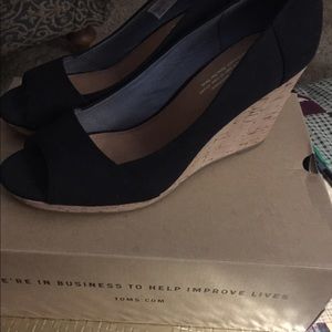 Open toe Wedges with original box